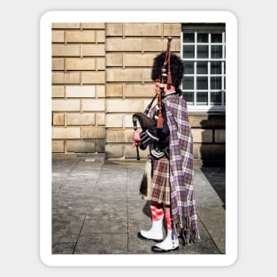 Bagpipe Player Sticker